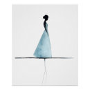 Search for woman silhouette art Blue