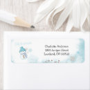 Search for baby cold outside return address labels Snowflakes