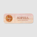 Search for orange name tags Stylish