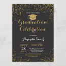 Search for glitter graduation invitations High school graduation