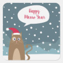 Search for cat new year stickers Snow
