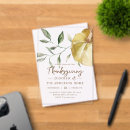 Search for simple thanksgiving invitations Watercolor