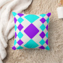 Search for purple and turquoise cushions Geometric