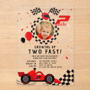 Search for cute race car birthday invitations Modern
