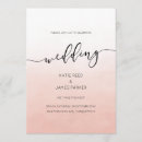 Search for ombre wedding invitations Blush