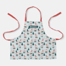 Search for winter kitchen aprons Santa claus