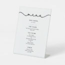 Search for cute wedding menus Minimalist