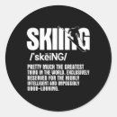 Search for downhill skier stickers Mountain
