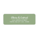 Search for green address stickers Stylish