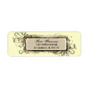 Search for abstract swirl return address labels Brown