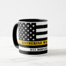 Search for 911 dispatchers mugs Thin gold line