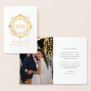 Search for real foil wedding thank you cards Minimalist