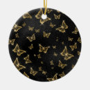 Search for white butterfly christmas tree decorations Gold