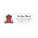 Search for door return address labels Rustic