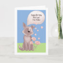 Search for furry birthday cards From the dog