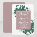Search for save the date bridal shower invitations Greenery