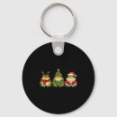 Search for christmas frog key rings Santa