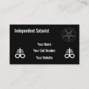 Search for devil business cards Black
