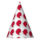 Search for santa claus paper party hats Red and white