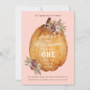 Search for harvest birthday invitations Pumpkin
