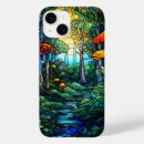 Search for fantasy forest iphone cases Green