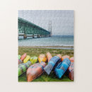 Search for mackinac bridge puzzles Lake huron