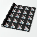 Search for funny snowman wrapping paper Matching