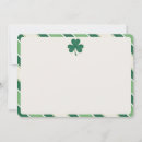Search for shamrock note cards Irish