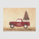 Search for red truck tissue paper Retro