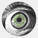 Search for scary halloween eyes stickers Green