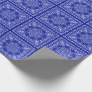 Search for bandana wrapping paper Blue