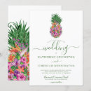 Search for pineapple wedding invitations Hibiscus
