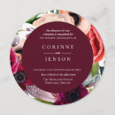 Search for floral circle wedding invitations Greenery