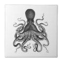 Search for vintage octopus tiles Illustration