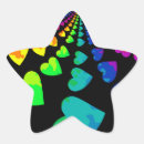 Search for retro hearts stickers Rainbow