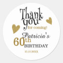 Search for classy birthday party stickers Thank you