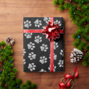 Search for canine wrapping paper Black and white