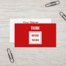Search for think business cards Simple