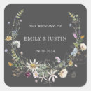 Search for modern floral design stickers Black