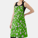 Search for flowery aprons White