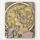 Search for alfons mucha mousepads Woman