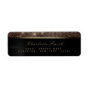 Search for copper metallic return address labels Glitter
