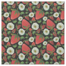 Search for strawberry pattern fabric Girly