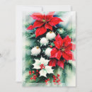 Search for swag christmas cards Poinsettia
