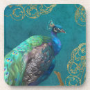 Search for peacock feather coasters Elegant