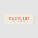 Search for retro name tags Colourful