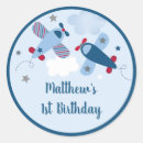 Search for airplane baby shower stickers Up up and away