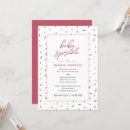 Search for colourful confetti invitations Sprinkles
