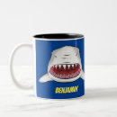 Search for great white shark coffee mugs Cartoon