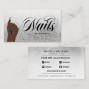 Search for glam business cards Nail technician